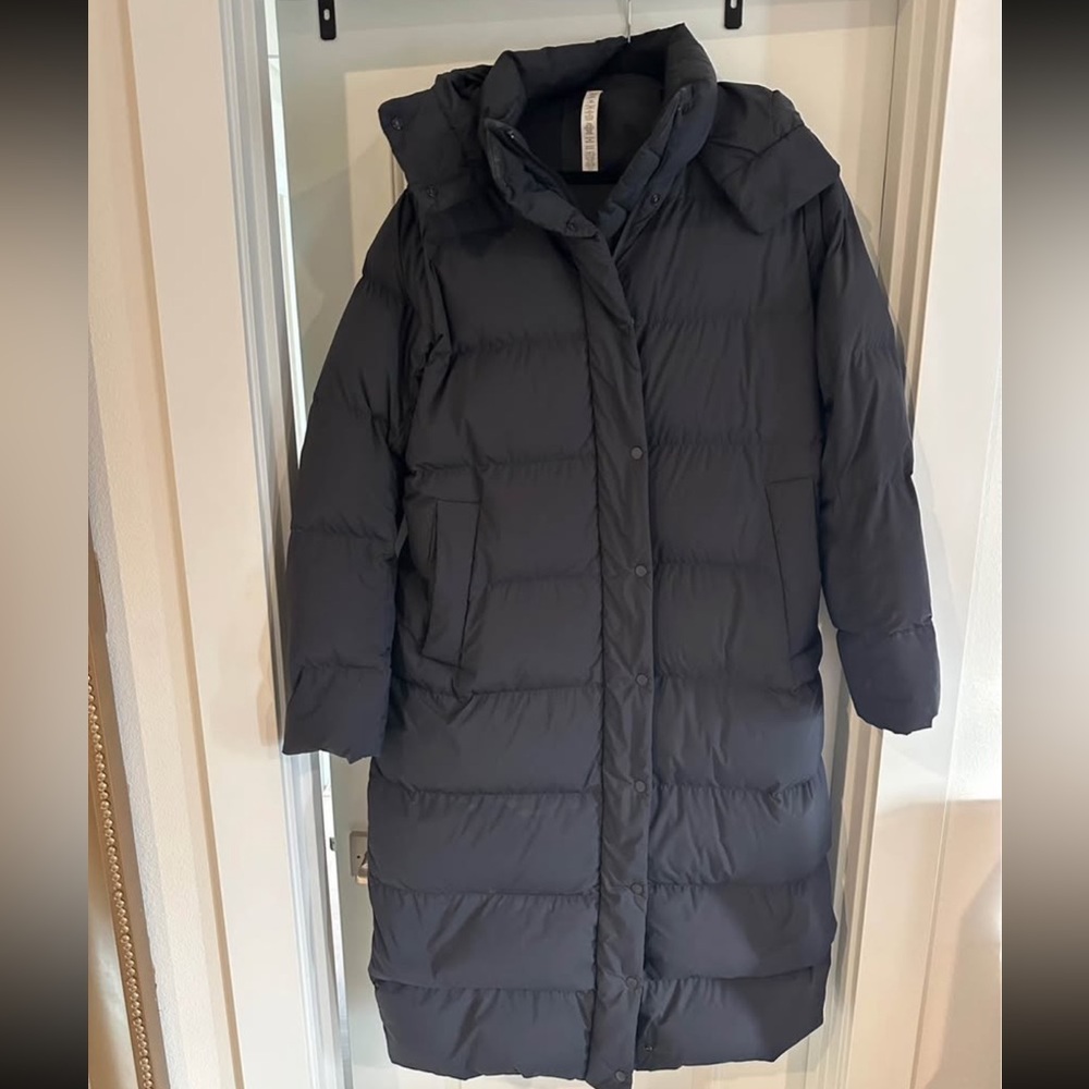 Lululemon Wunder Puff Long Jacket Size 12